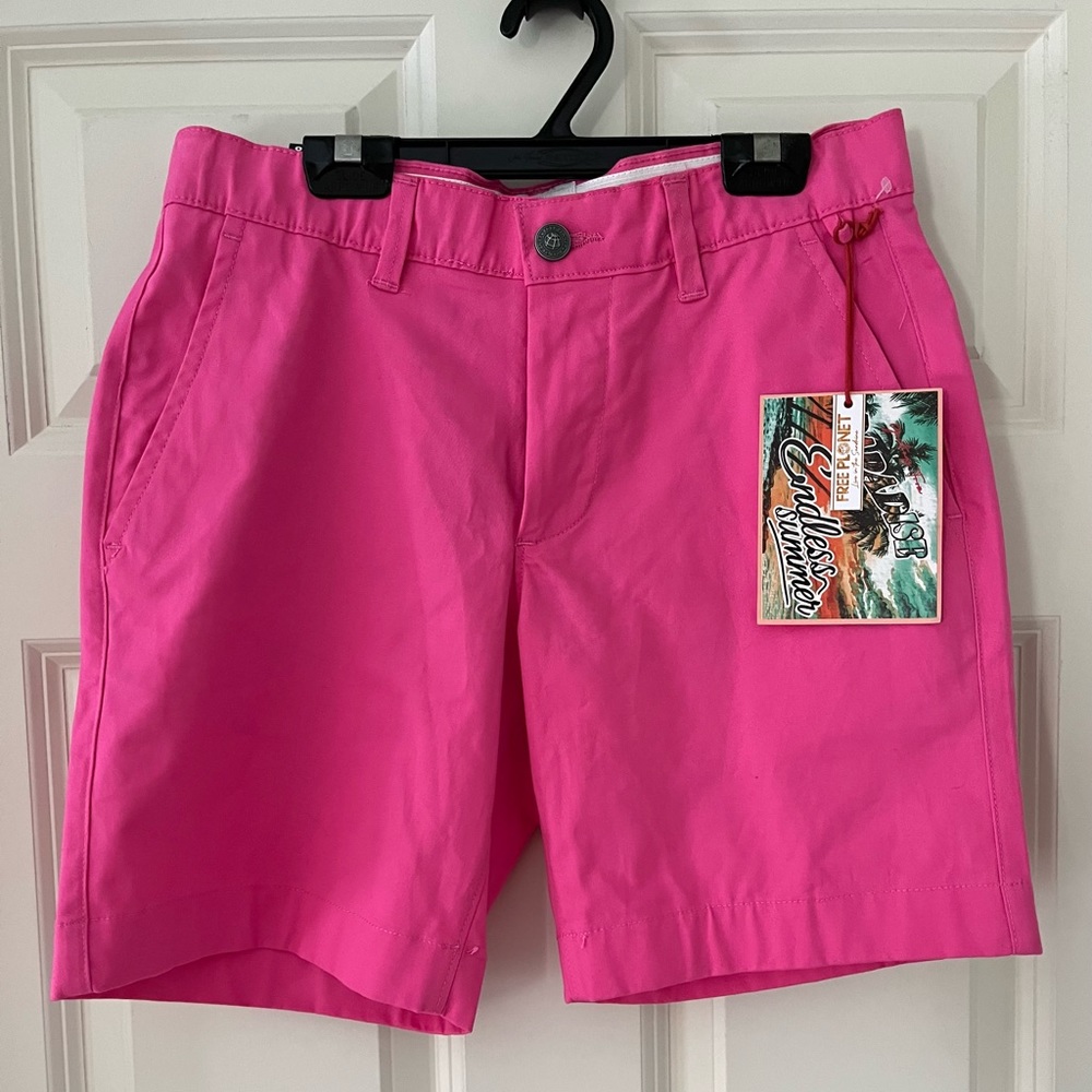 NWT Free Planet shorts stretch twill bright fuchsia Spring, Summer size 28